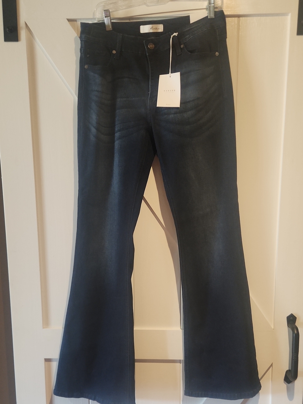 KanCan Dark Blue Flare & Wide Leg Jeans